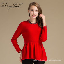 Colorful Winter Wool Cashmere Blend Sweater Women From China Manufactory